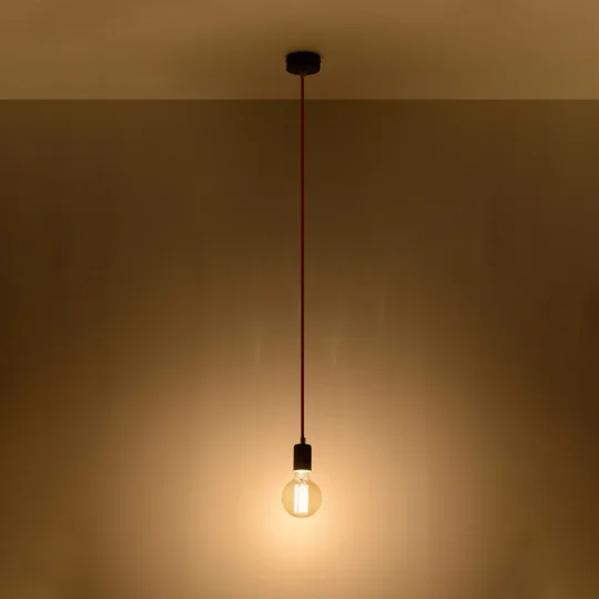 Lampa wisząca EDISON czarna - Zdjęcie 3