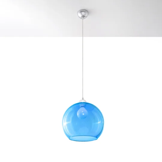 Lampa wisząca BALL błękitna - Zdjęcie 2