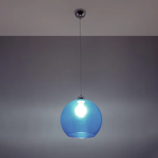 Lampa wisząca BALL błękitna - Zdjęcie 3