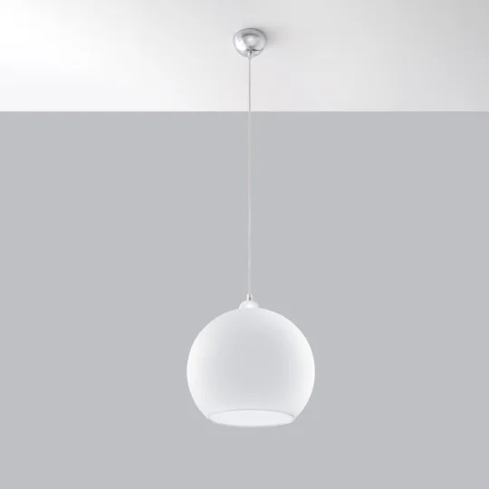 Lampa wisząca BALL biała - Zdjęcie 2