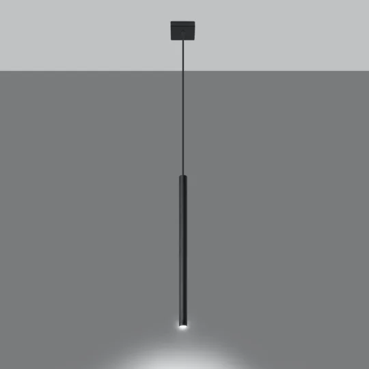 Lampa wisząca PASTELO 1 czarna - Zdjęcie 3
