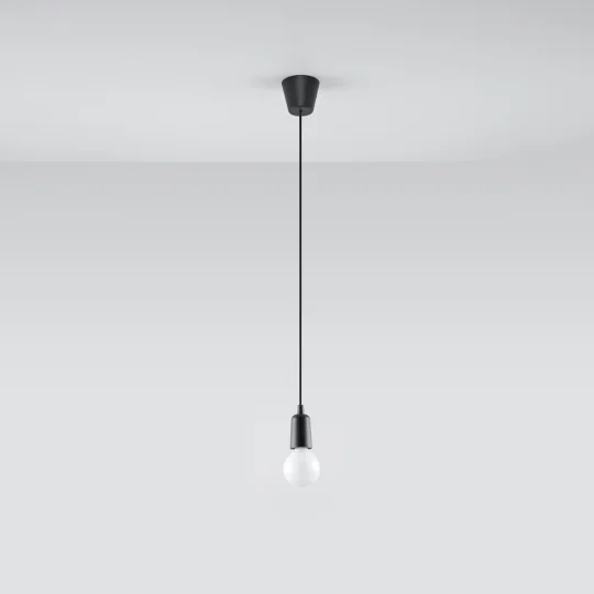 Lampa wisząca DIEGO 1 czarna - Zdjęcie 2