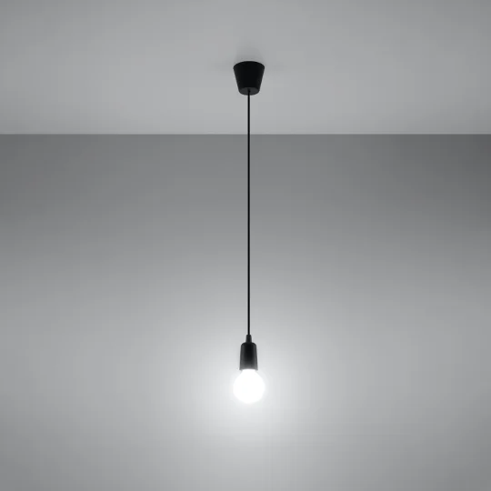 Lampa wisząca DIEGO 1 czarna - Zdjęcie 3