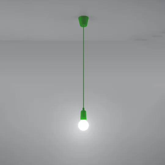 Lampa wisząca DIEGO 1 zielony - Zdjęcie 3