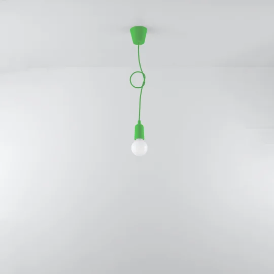 Lampa wisząca DIEGO 1 zielony - Zdjęcie 5