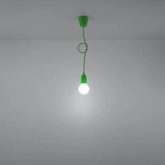 Lampa wisząca DIEGO 1 zielony - Zdjęcie 6