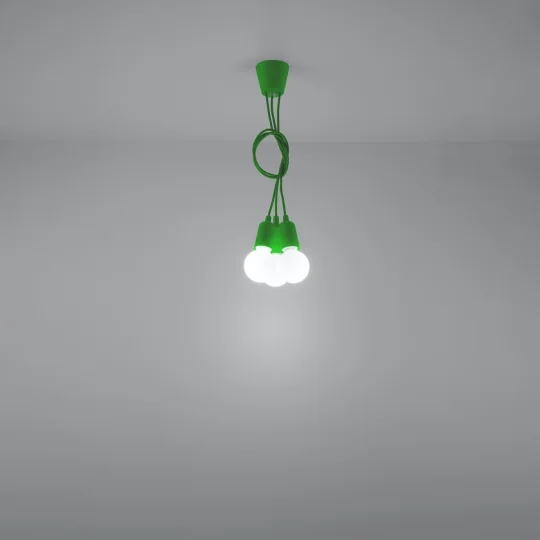 Lampa wisząca DIEGO 3 zielony - Zdjęcie 6