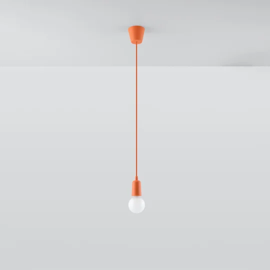 Lampa wisząca DIEGO 1 pomarańczowy - Zdjęcie 2