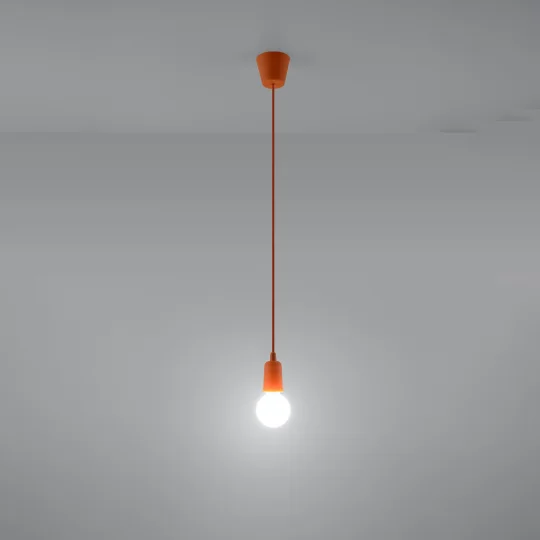 Lampa wisząca DIEGO 1 pomarańczowy - Zdjęcie 3