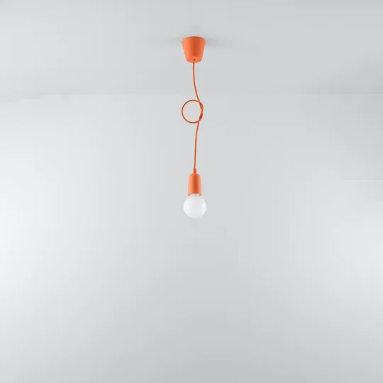 Lampa wisząca DIEGO 1 pomarańczowy - Zdjęcie 5