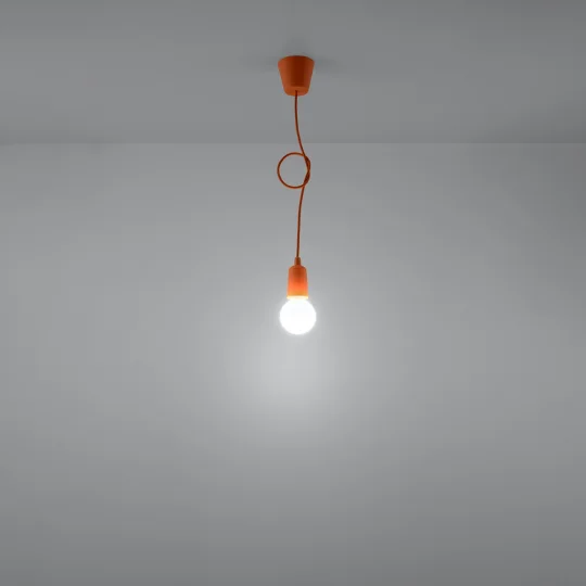 Lampa wisząca DIEGO 1 pomarańczowy - Zdjęcie 6