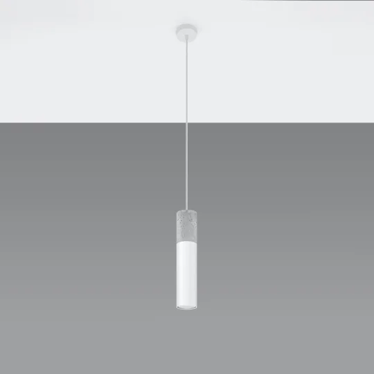 Lampa wisząca BORGIO 1 biały - Zdjęcie 2