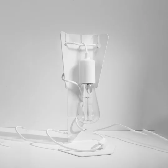Lampa biurkowa ARBY biała - Zdjęcie 2