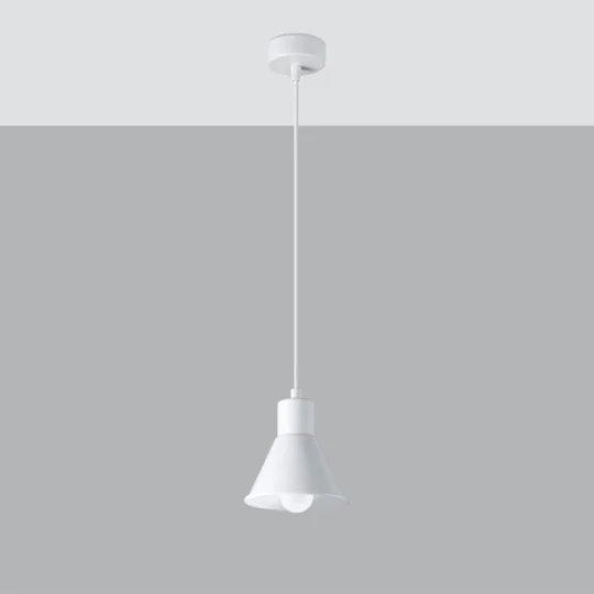 Lampa wisząca TALEJA 1 biała [E27] - Zdjęcie 2