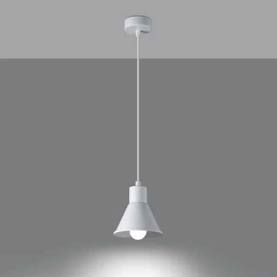 Lampa wisząca TALEJA 1 biała [E27] - Zdjęcie 3