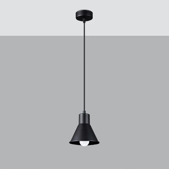 Lampa wisząca TALEJA 1 czarna [E27] - Zdjęcie 2
