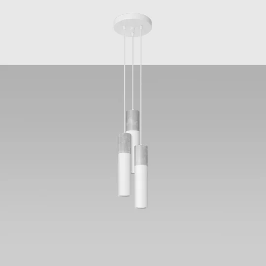 Lampa wisząca BORGIO 3P biały - Zdjęcie 2