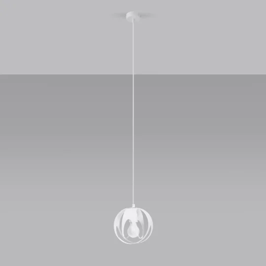 Lampa wisząca TULOS 1 biała - Zdjęcie 2