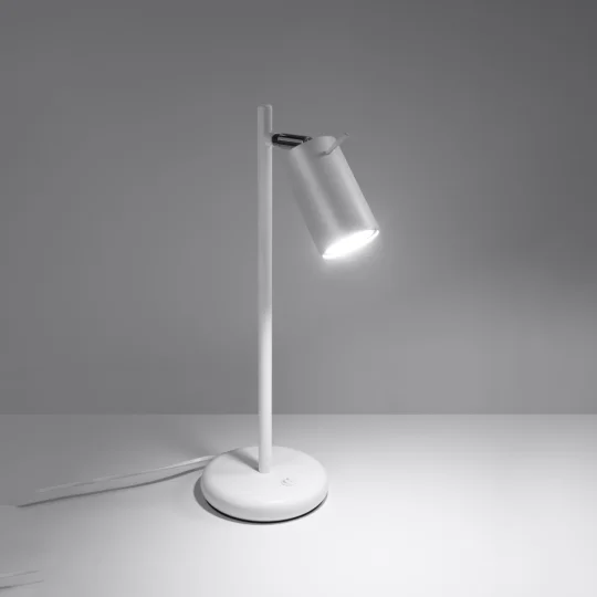 Lampa biurkowa RING biała - Zdjęcie 3