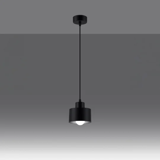 Lampa wisząca SAVAR 1 czarna - Zdjęcie 3