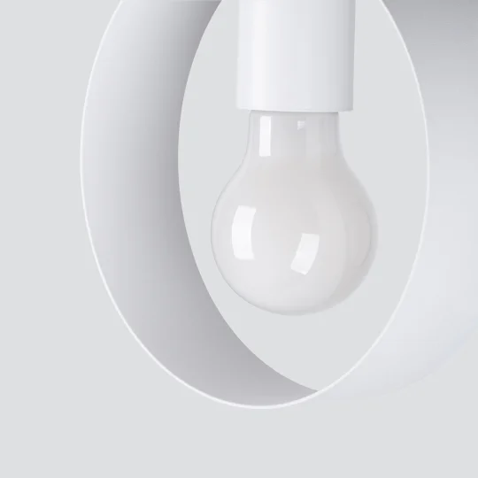 Lampa wisząca TITRAN 1 biała - Zdjęcie 4