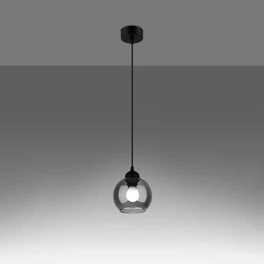 Lampa wisząca ALINO 1 czarna - Zdjęcie 3