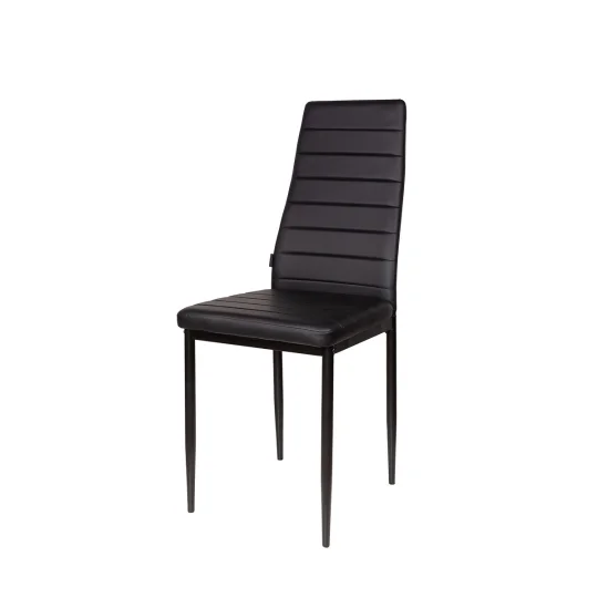 6x Krzesło tapicerowane MATI czarny - Zdjęcie 2
