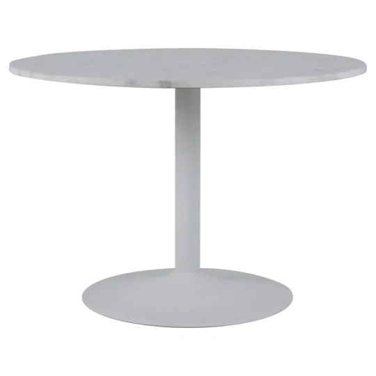 Stół do jadalni VARSIA biały marmur - nóżka biala - Zdjęcie 3