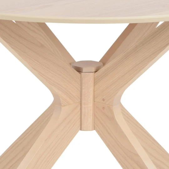 Stół MATILDE fi 105 naturalne drewno - Zdjęcie 3