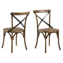 Krzesło do jadalni 20051-5 2szt. - naturalne drewno