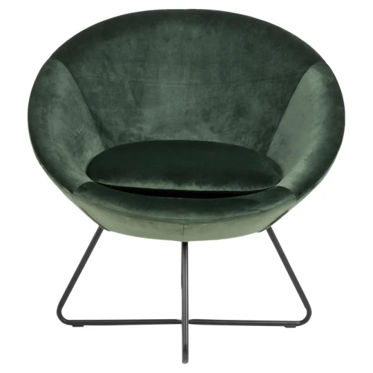 Fotel tapicerowany DELMARO zielony - Zdjęcie 3