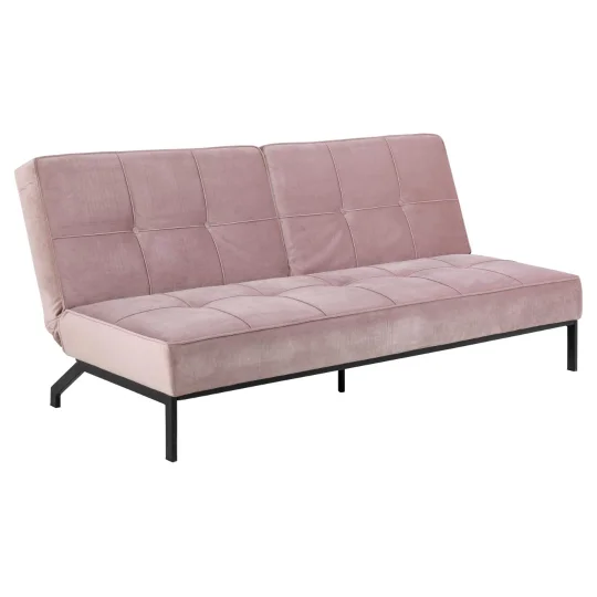 Sofa tapicerowana SABINO różowa - Zdjęcie 2