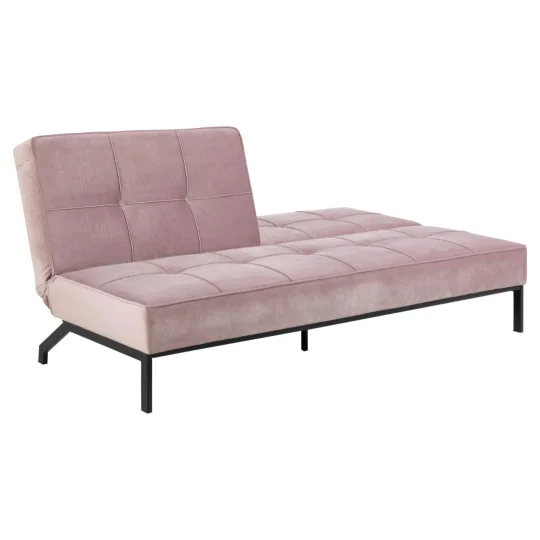 Sofa tapicerowana SABINO różowa - Zdjęcie 5