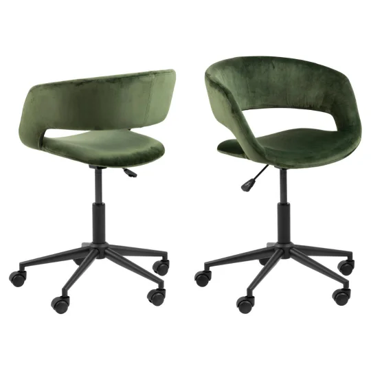 Krzesło biurowe PONS zielone - Zdjęcie 2