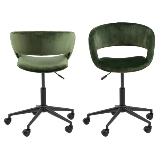 Krzesło biurowe PONS zielone - Zdjęcie 3
