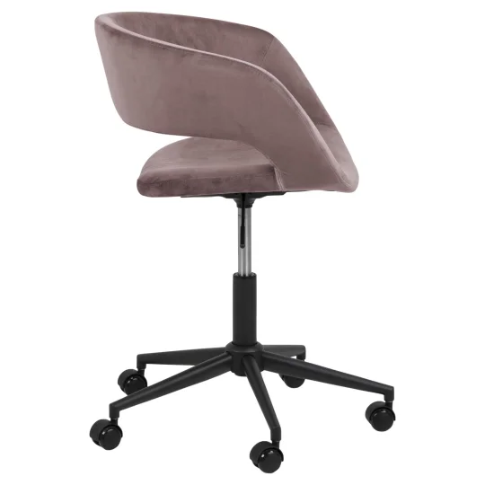 Krzesło biurowe PONS różowe - Zdjęcie 4