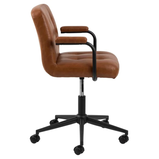 Krzesło biurowe JAX brązowe - Zdjęcie 4