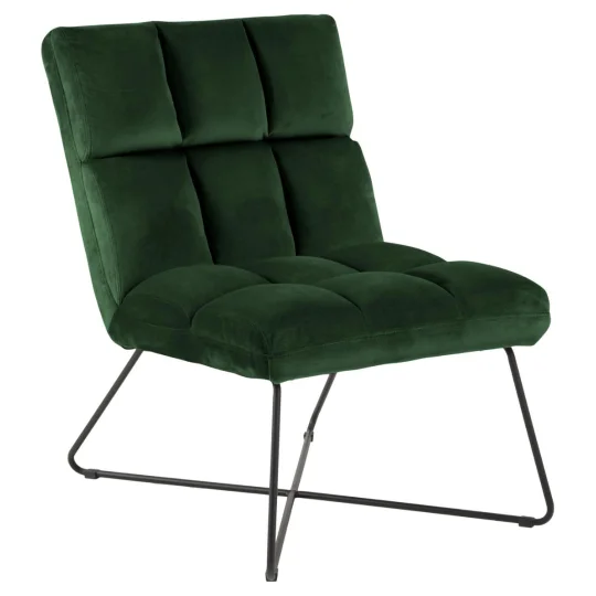 Fotel tapicerowany LILA zielony - Zdjęcie 2