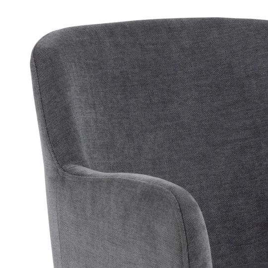 Krzesło tapicerowane TORONTO ciemnoszare - Zdjęcie 5