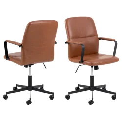 Krzesło biurowe 00000978571 - kolor brązowy