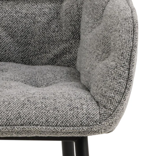 Krzesło tapicerowane MAX szare - Zdjęcie 4