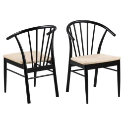Krzesło do jadalni z podłokietnikami 0000097755 2szt. - kolor biały