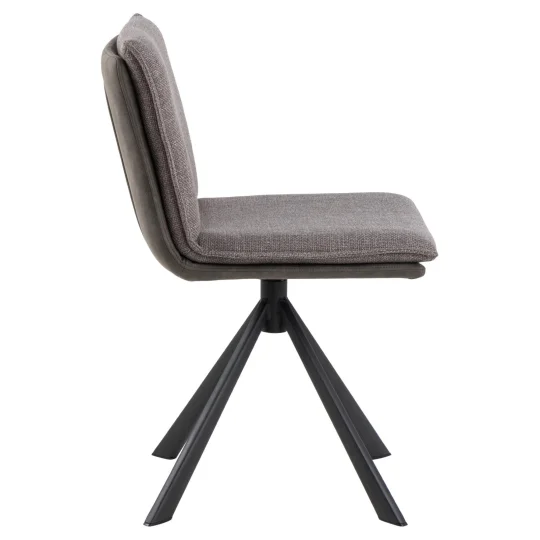 Krzesło tapicerowane COMO jasnobrązowe - Zdjęcie 4