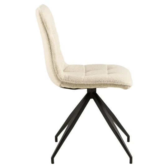 Krzesło tapicerowane ORLA beżowe - Zdjęcie 4