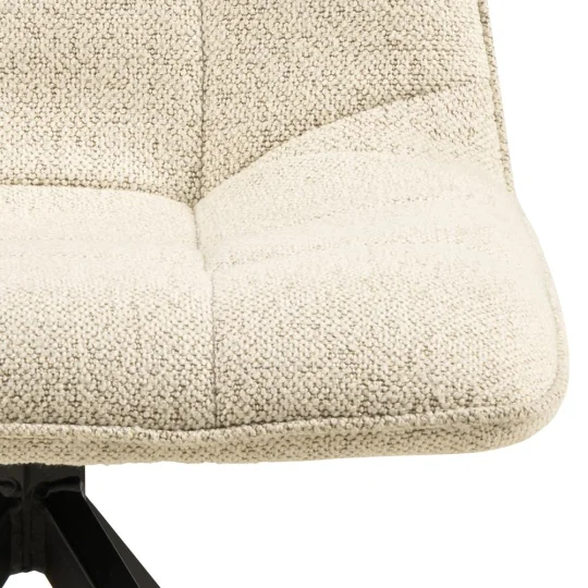 Krzesło tapicerowane ORLA beżowe - Zdjęcie 5