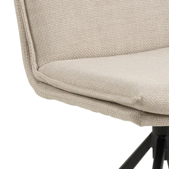 Krzesło tapicerowane COMO beżowe - Zdjęcie 5