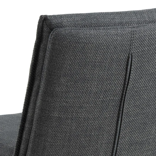 Krzesło tapicerowane COMO ciemnoszare - Zdjęcie 5