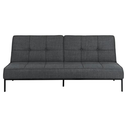 Sofa tapicerowana SABINO ciemnoszara tkanina - Zdjęcie 3