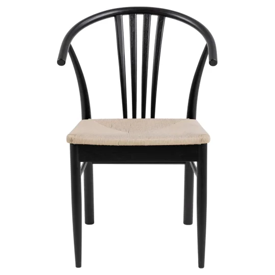 Krzesło FORLI drewniane czarne - Zdjęcie 3