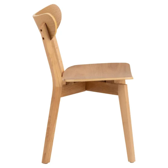 Krzesło drewniane SOREN naturalne drewno - Zdjęcie 4